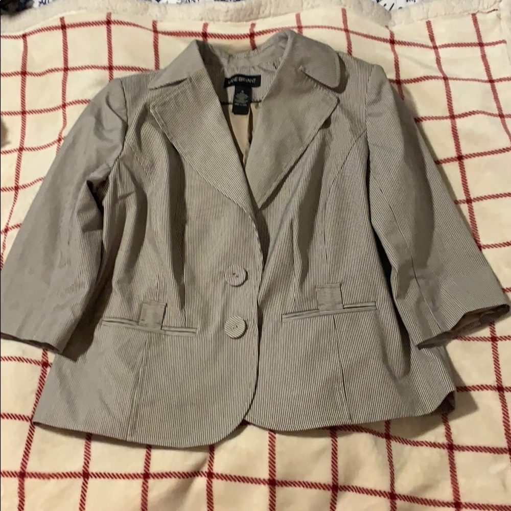 Lane Bryant Cropped blazer with 3/4 sleeves